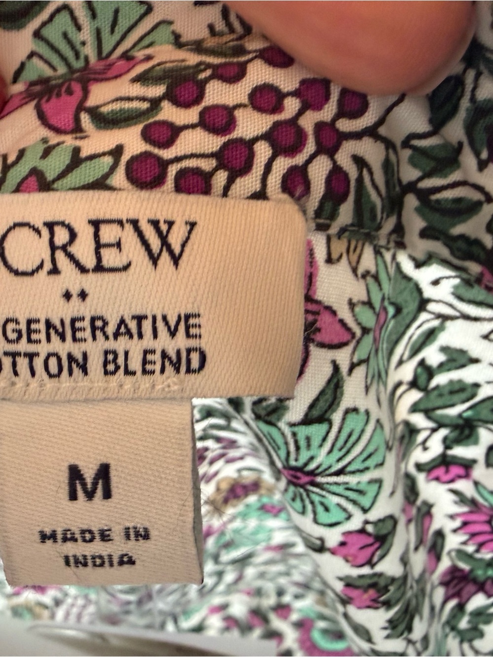 J. Crew Floral Shirred Waist Mini Dress in Black and Pink - Picture 2 of 3